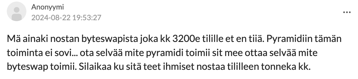 Byteswap keskustelu