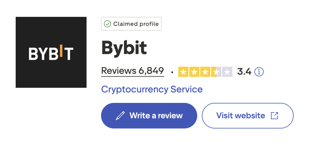 Bybit Trustpilot