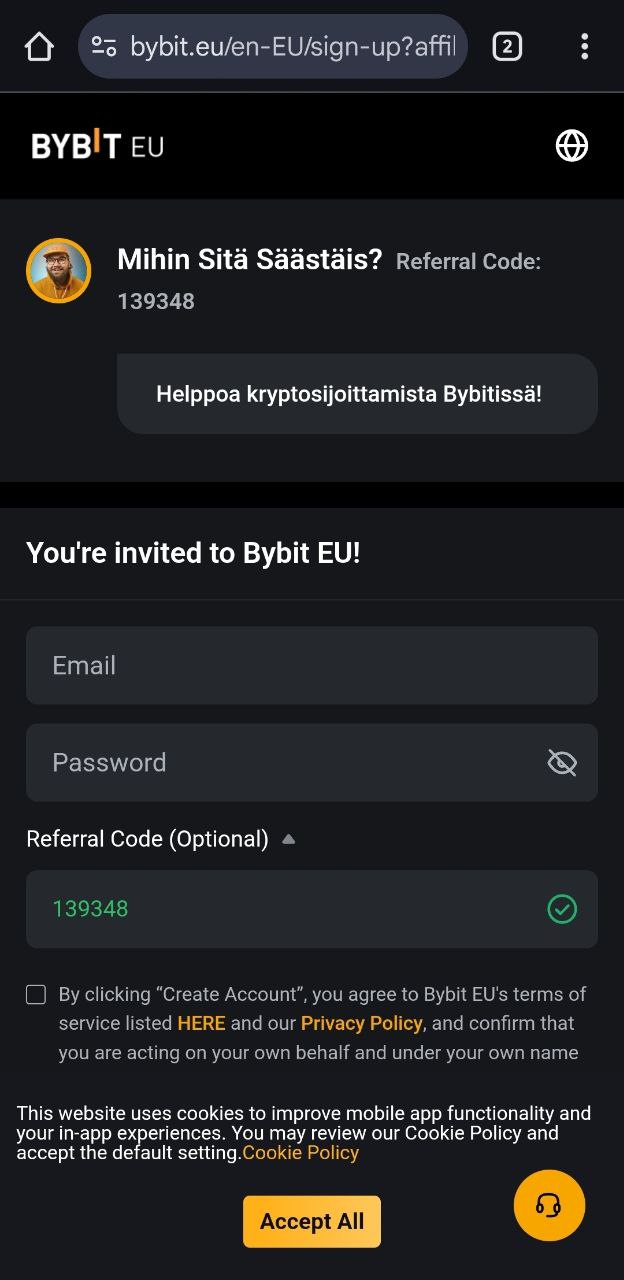 Bybit EU Mihin Sitä Säästäis?